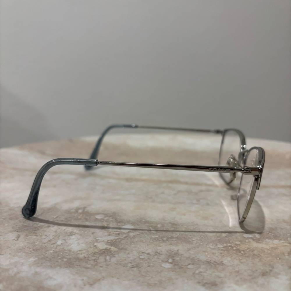 Coach HC5135 metal rounded squared half rimmed women’s eyeglasses - Picture 5 of 10